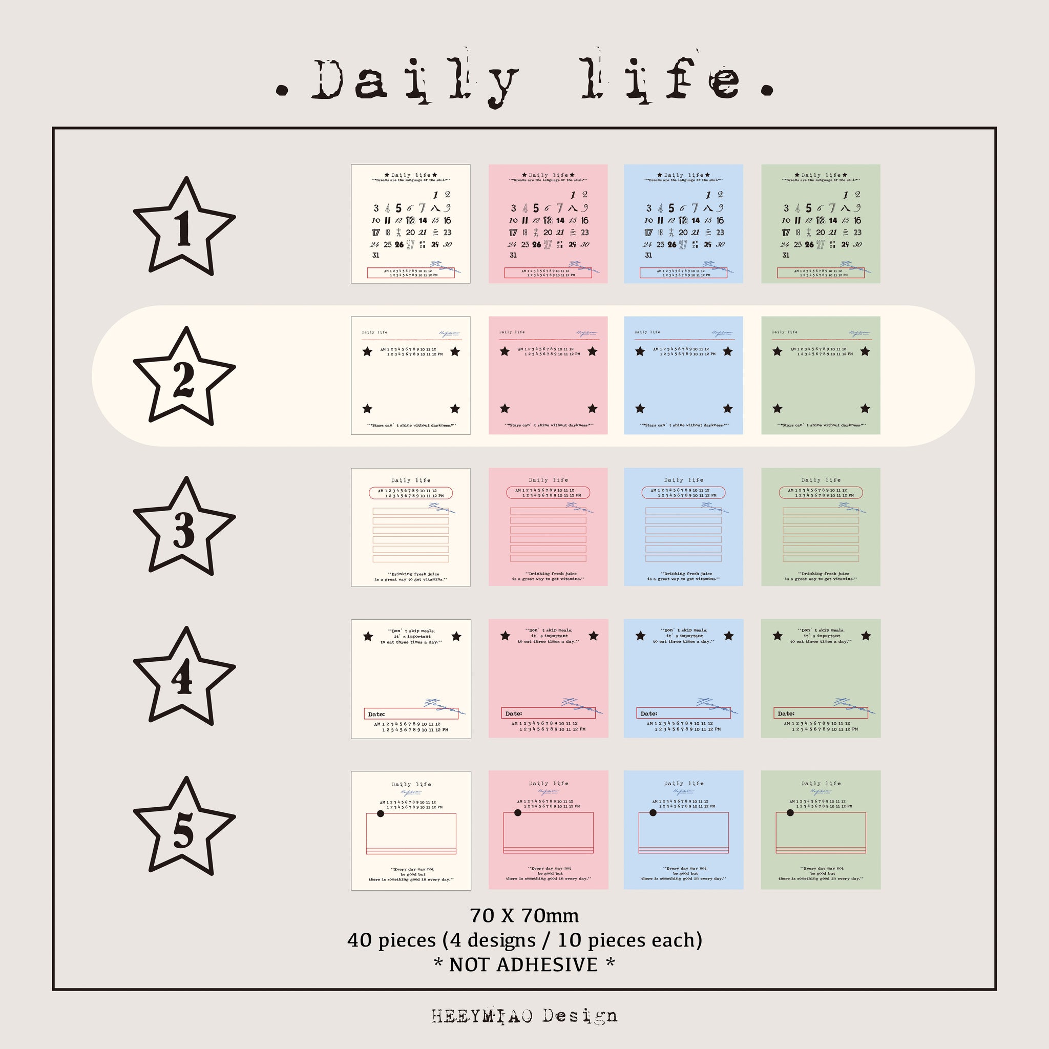 HEEYMIAO Memo: Daily Life
