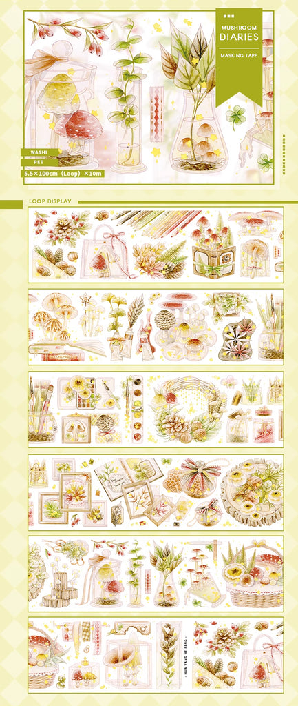 Mushroom Diaries Masking Tape