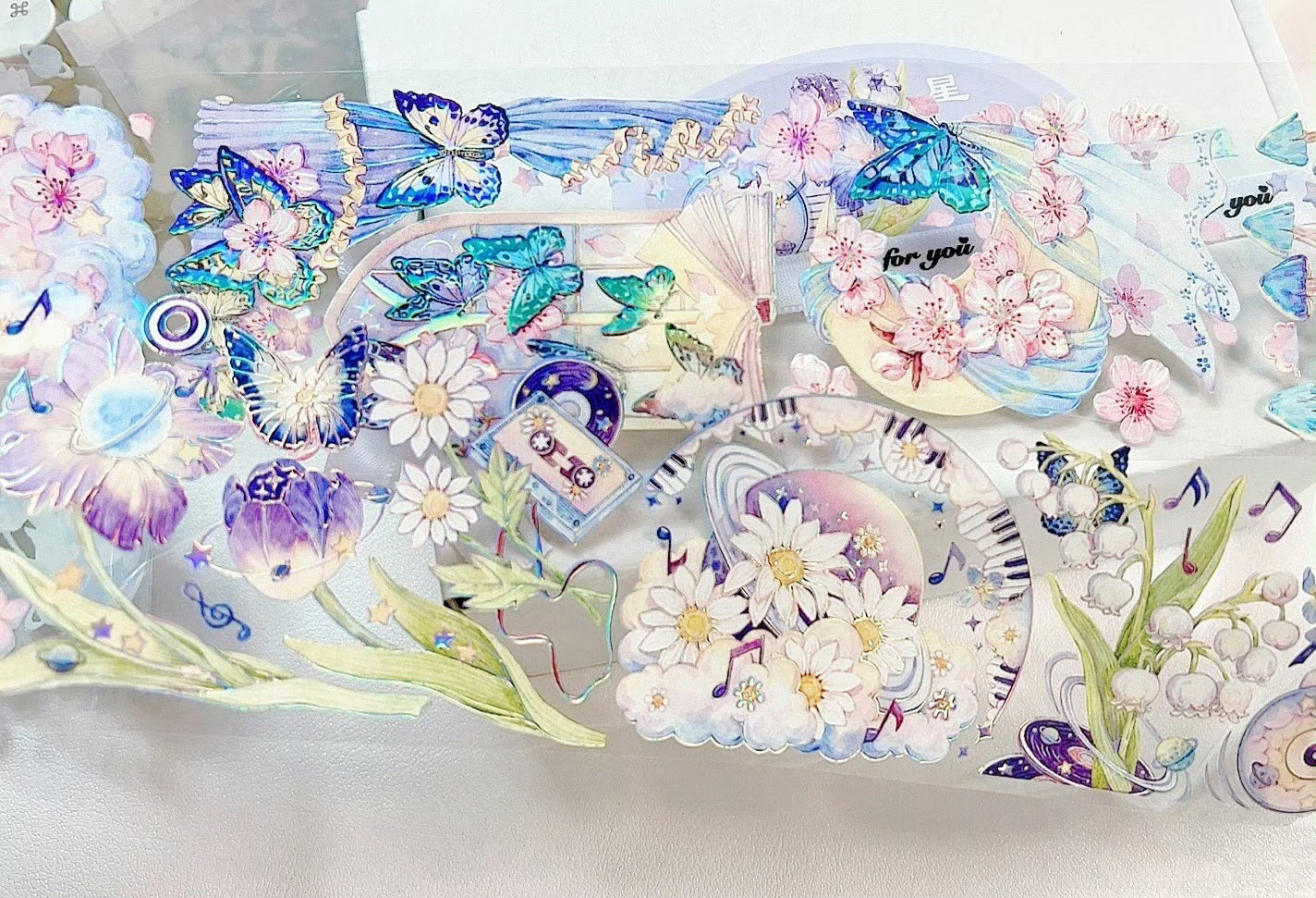 Hakiso Studio Masking Tape: Floral Moon