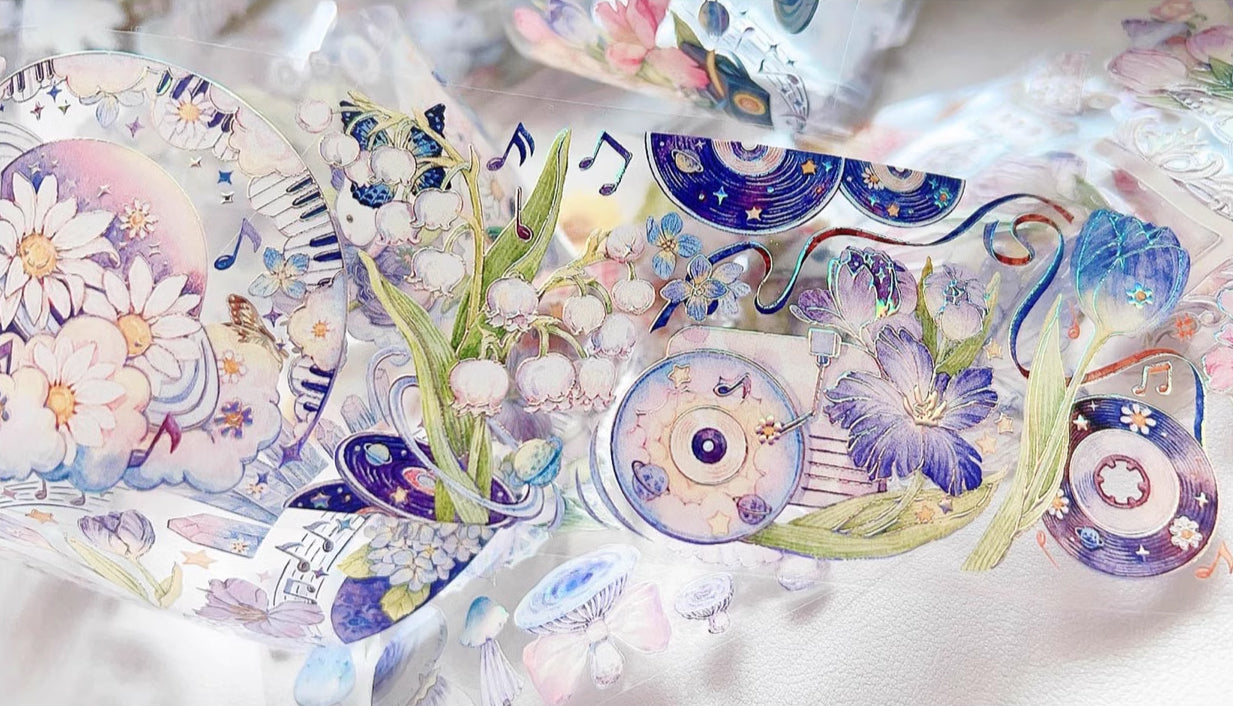 Hakiso Studio Masking Tape: Floral Moon