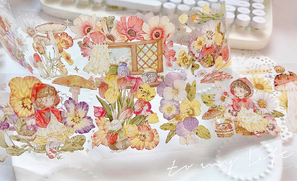 Hakiso Studio Masking Tape: Forest Stamps Album
