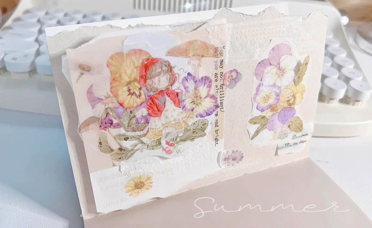 Hakiso Studio Masking Tape: Forest Stamps Album