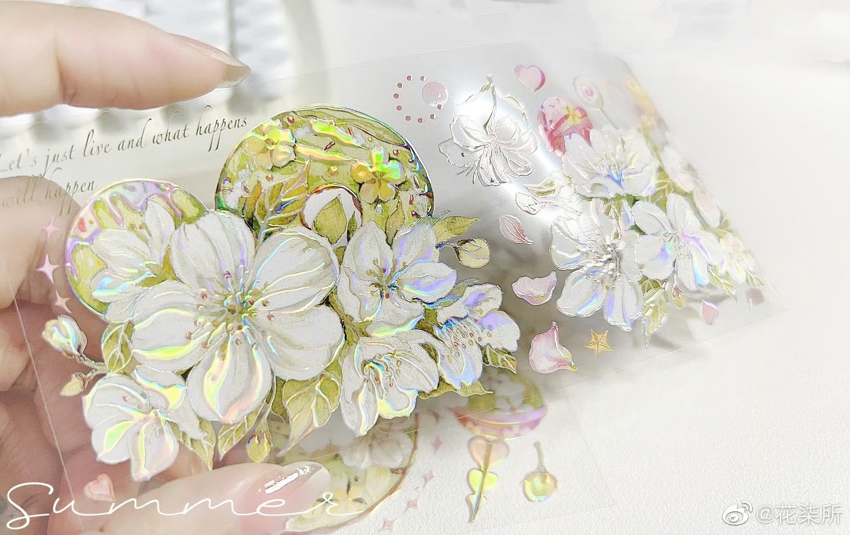Hakiso Studio Masking Tape: Sweet Flowers