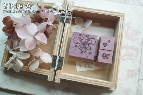 Hanen Studio: Butterfly Knots Rubber Stamp