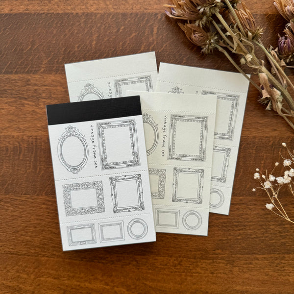 Benchu Studio Memo Pad: Vintage Frames
