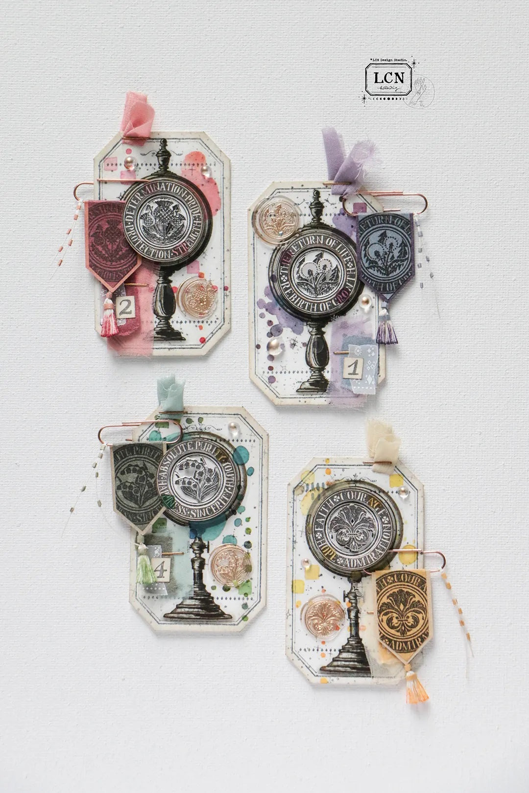 LCN Design Studio: Flower Meanings Rubber Stamps Set