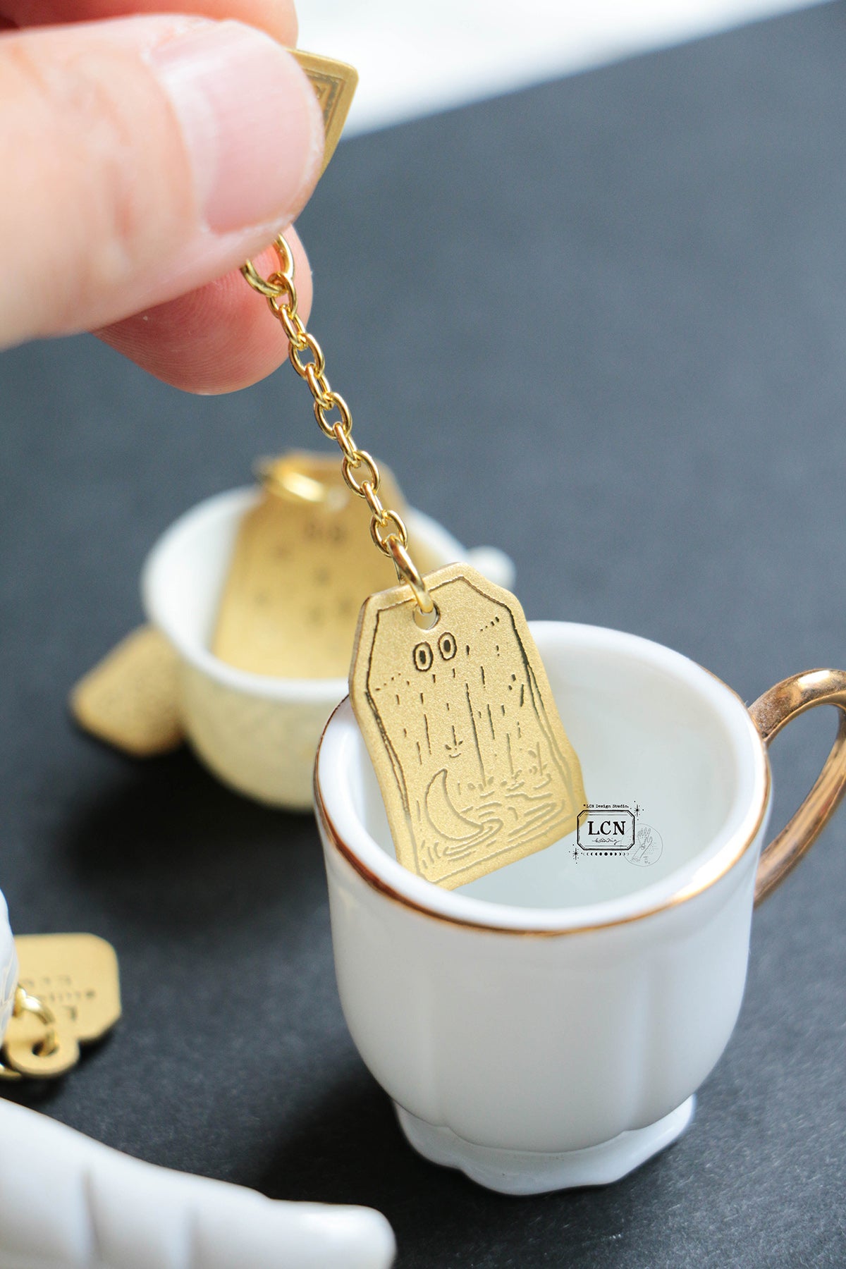 【PRE-ORDER】LCN Design Studio: Fall 2026 Blind Tea Bag Brass Charms