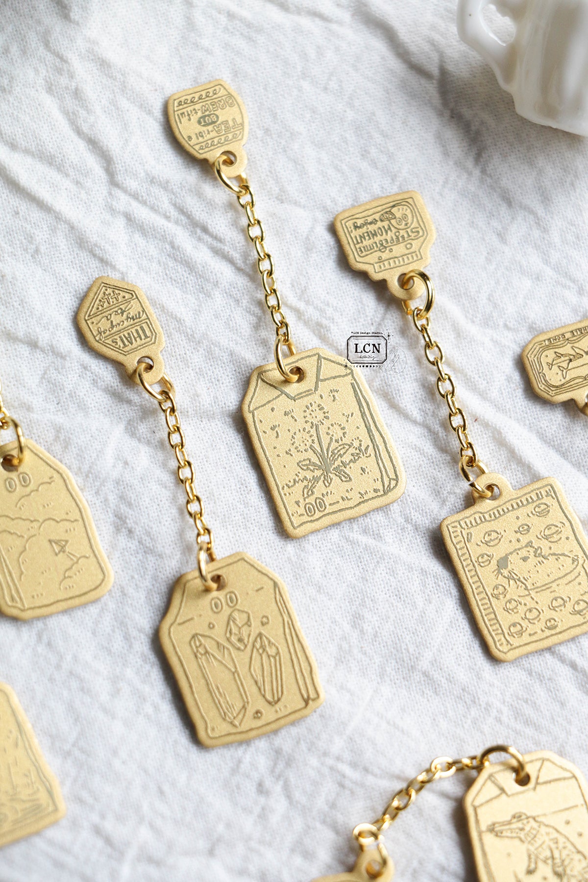 【PRE-ORDER】LCN Design Studio: Fall 2026 Blind Tea Bag Brass Charms