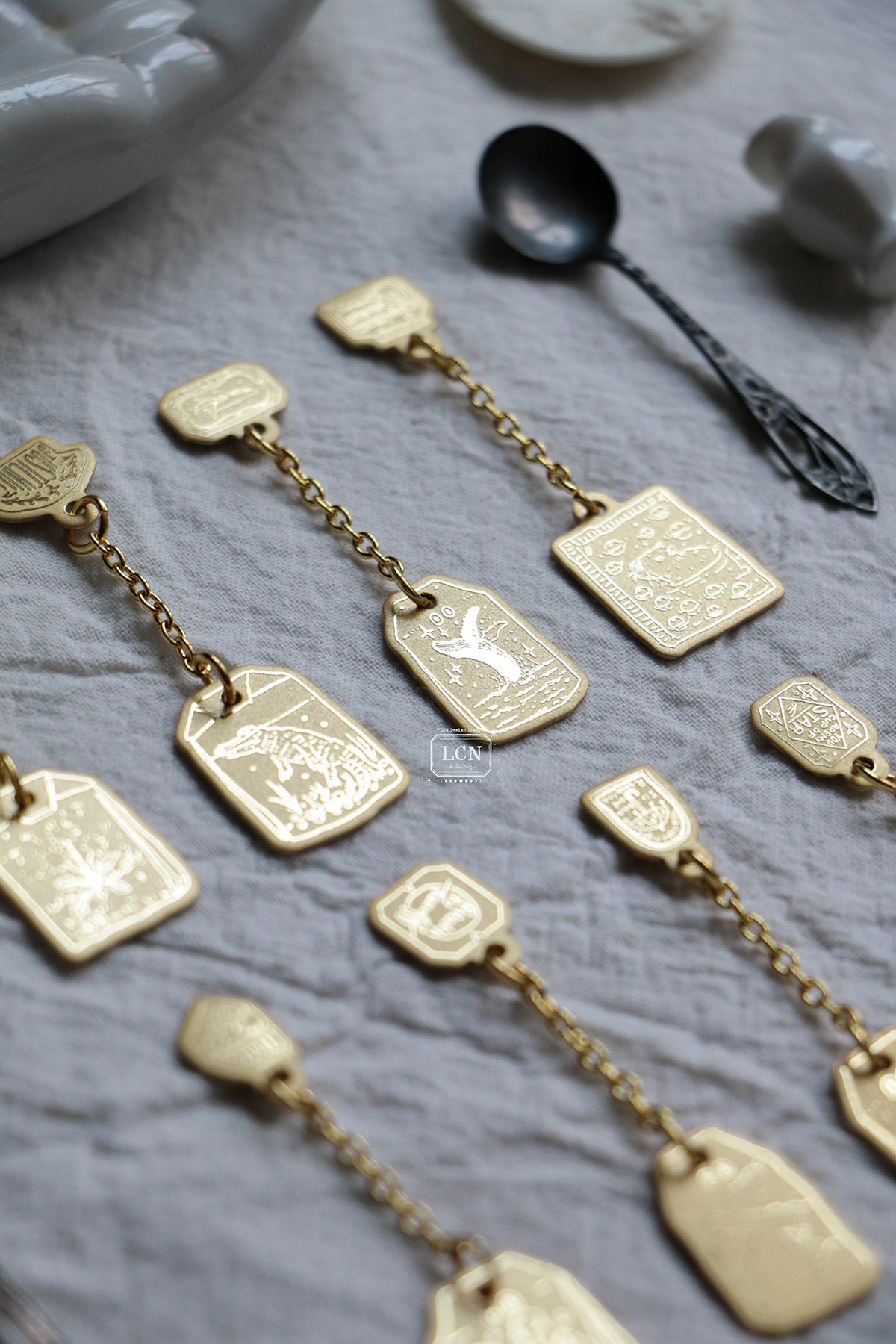 【PRE-ORDER】LCN Design Studio: Fall 2026 Blind Tea Bag Brass Charms