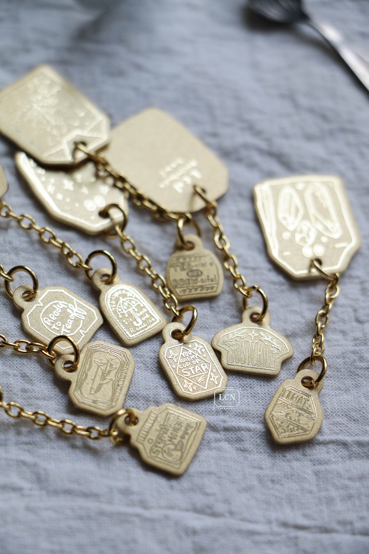 【PRE-ORDER】LCN Design Studio: Fall 2026 Blind Tea Bag Brass Charms