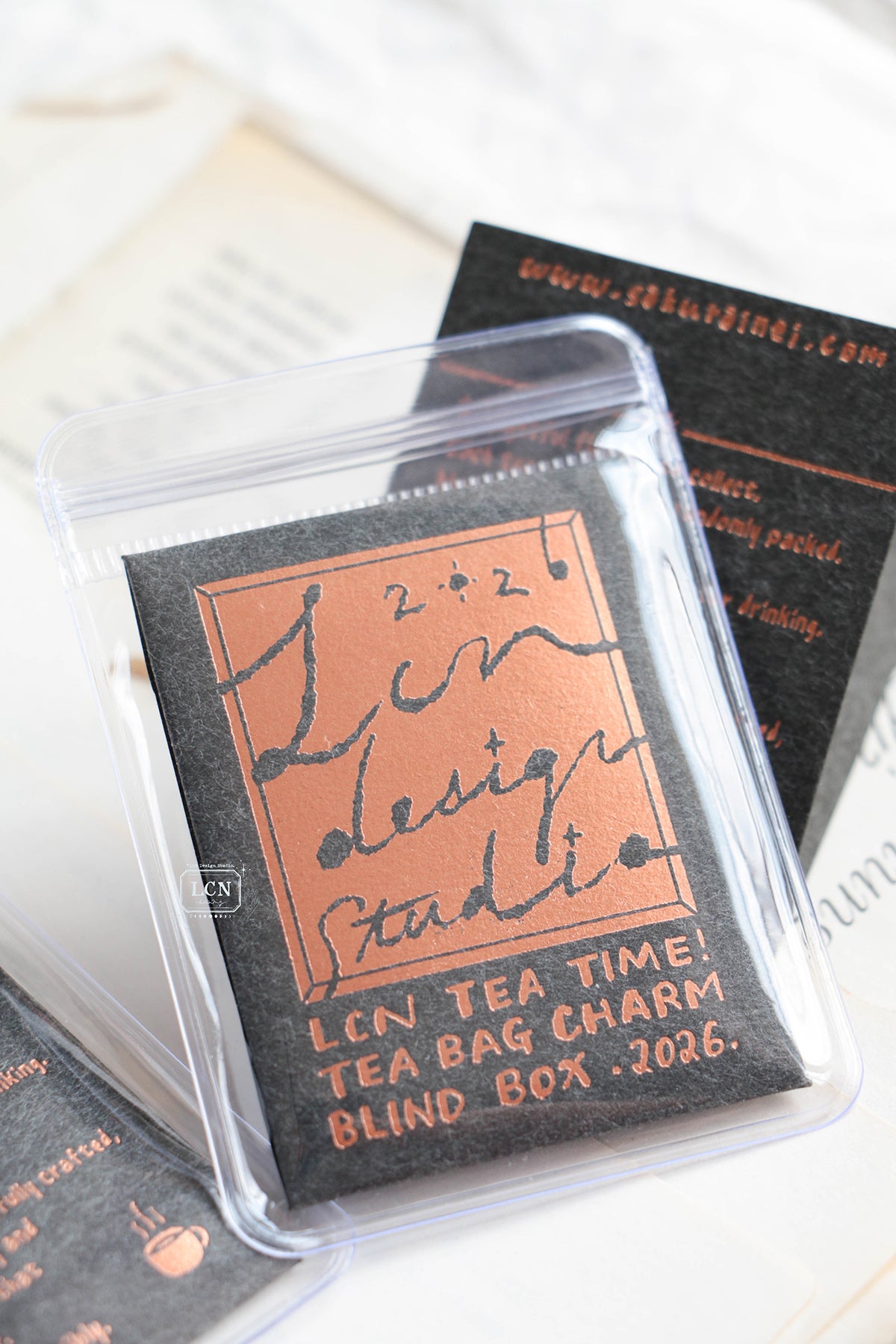 【PRE-ORDER】LCN Design Studio: Fall 2026 Blind Tea Bag Brass Charms
