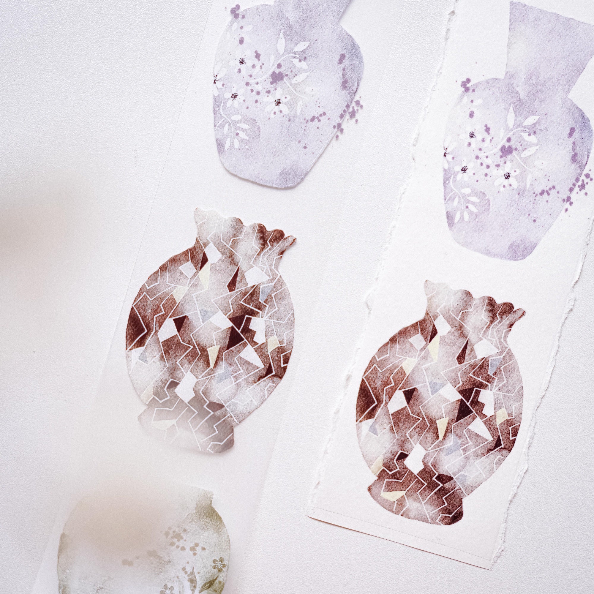 Jennyuanzi Masking Tape: Porcelain