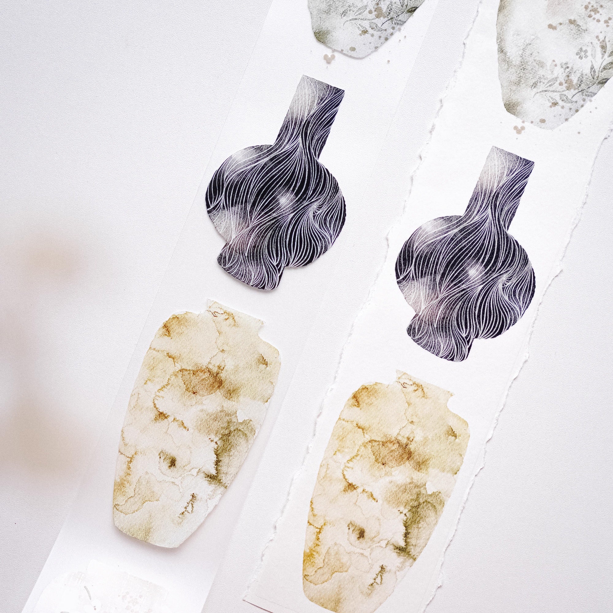 Jennyuanzi Masking Tape: Porcelain