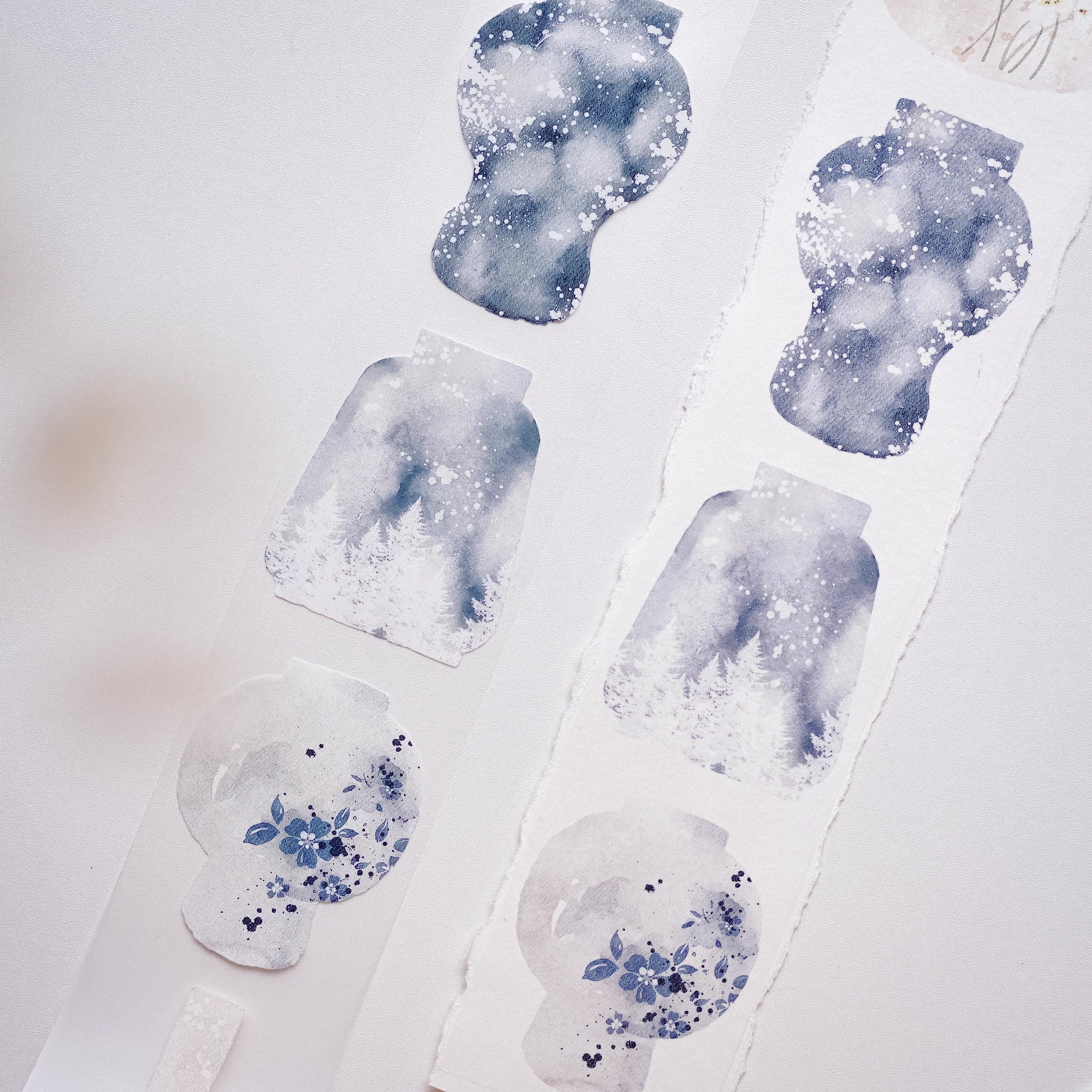 Jennyuanzi Masking Tape: Porcelain