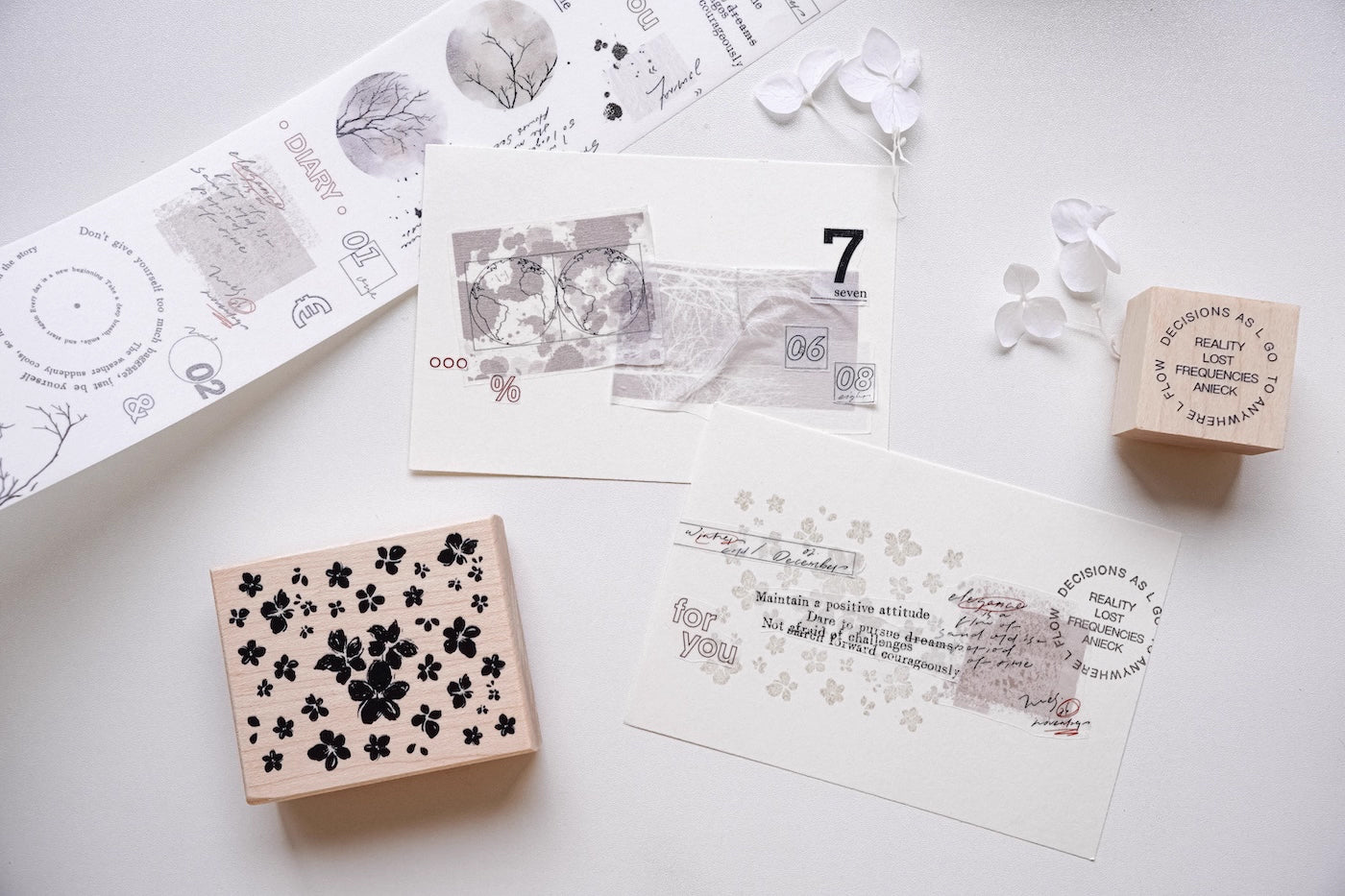 Jennyuanzi Vol. 7 Stamp: Flower Impressions
