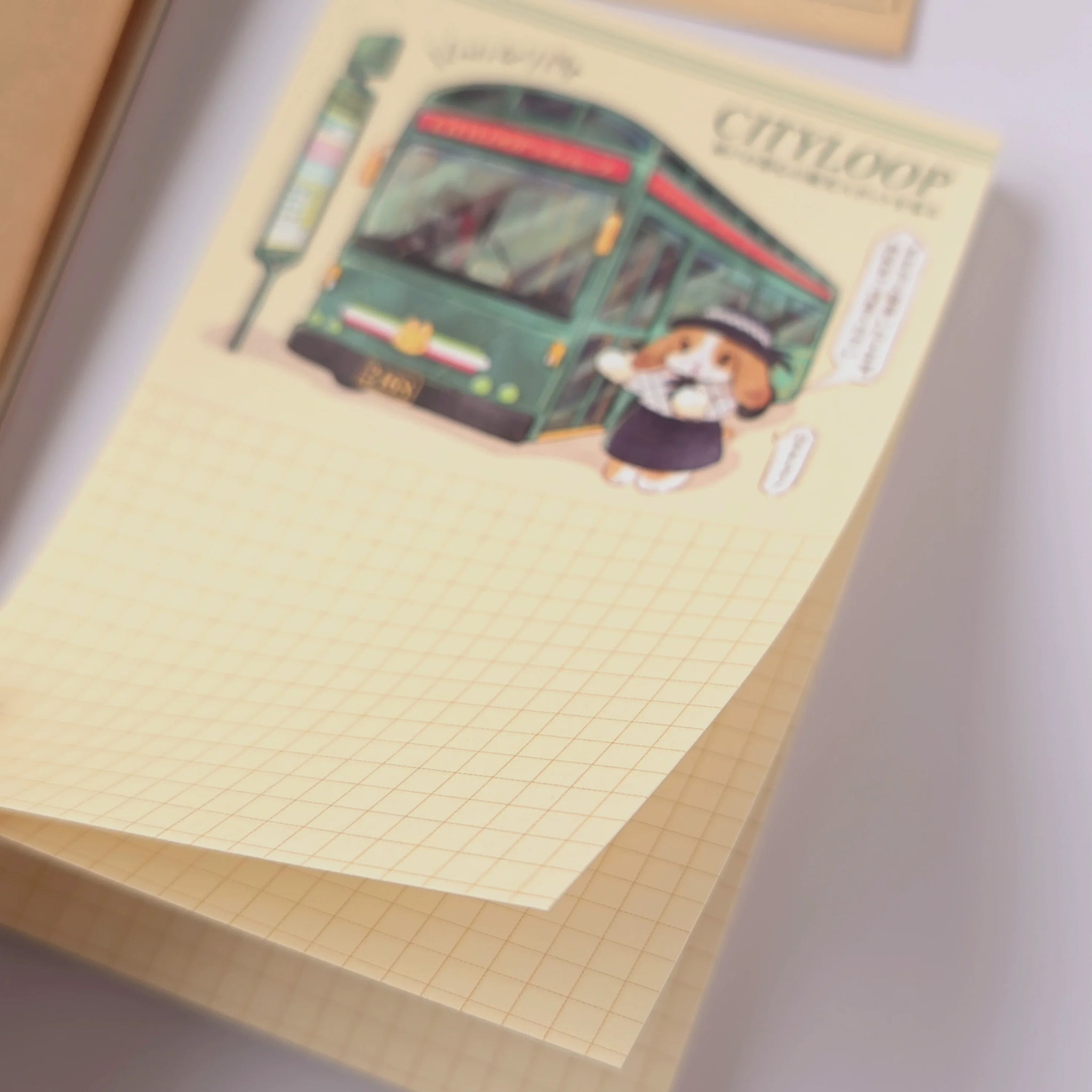 Kumayankee Memo Pad: Kobe City Loop