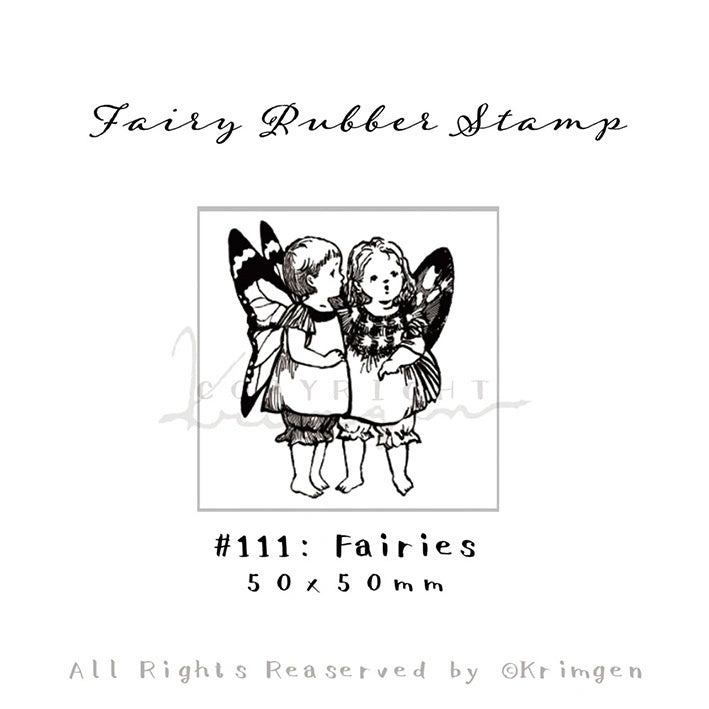 Krimgen Rubber Stamp: Fairies