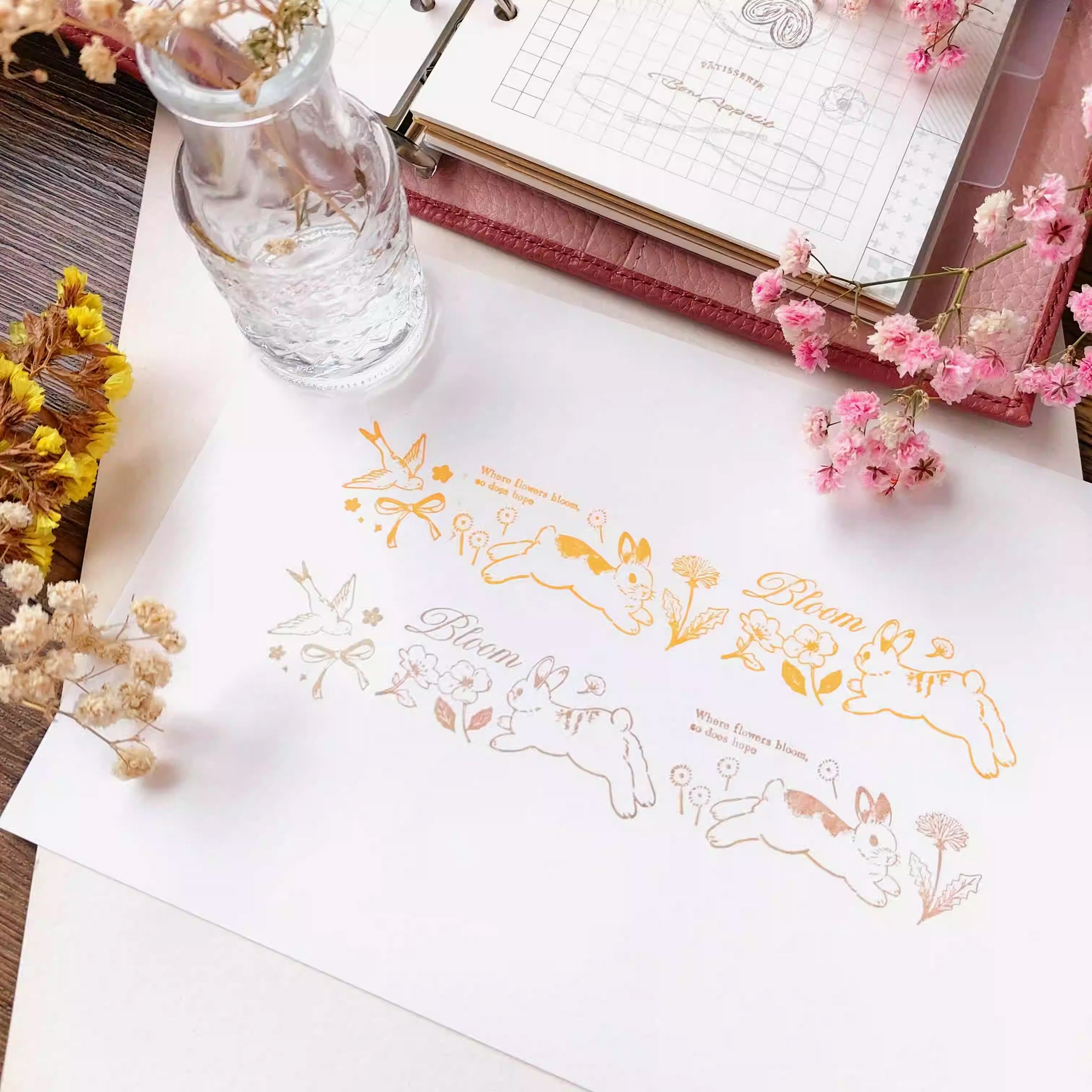 Kumayankee Stamp: Bloom