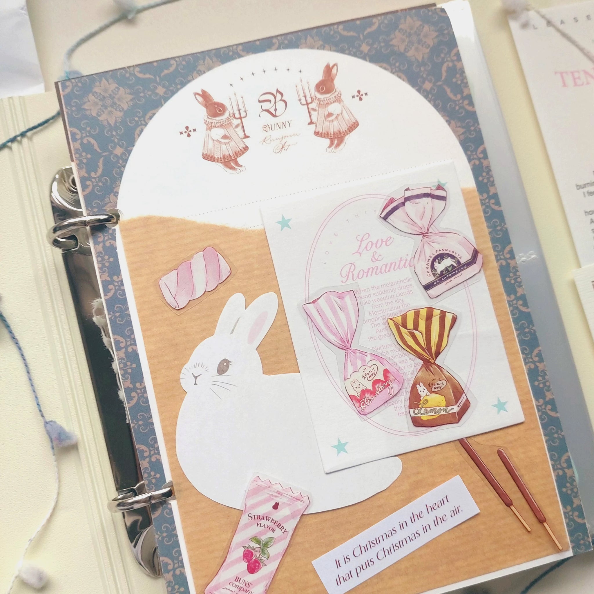 Kumayankee PET Sticker Roll: Bun's Sweet Factory