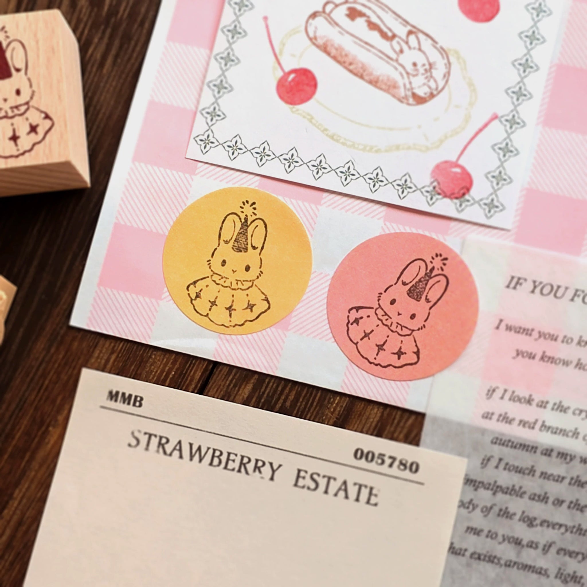 Kumayankee Stamp: Bunny Bakery
