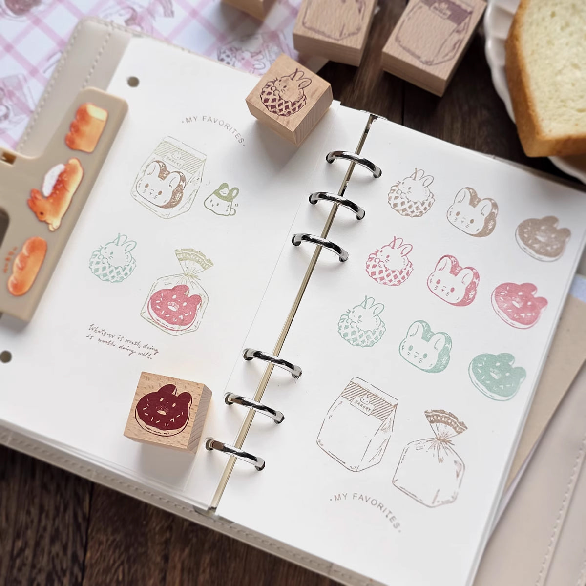 Kumayankee Stamp: Bunny Bakery