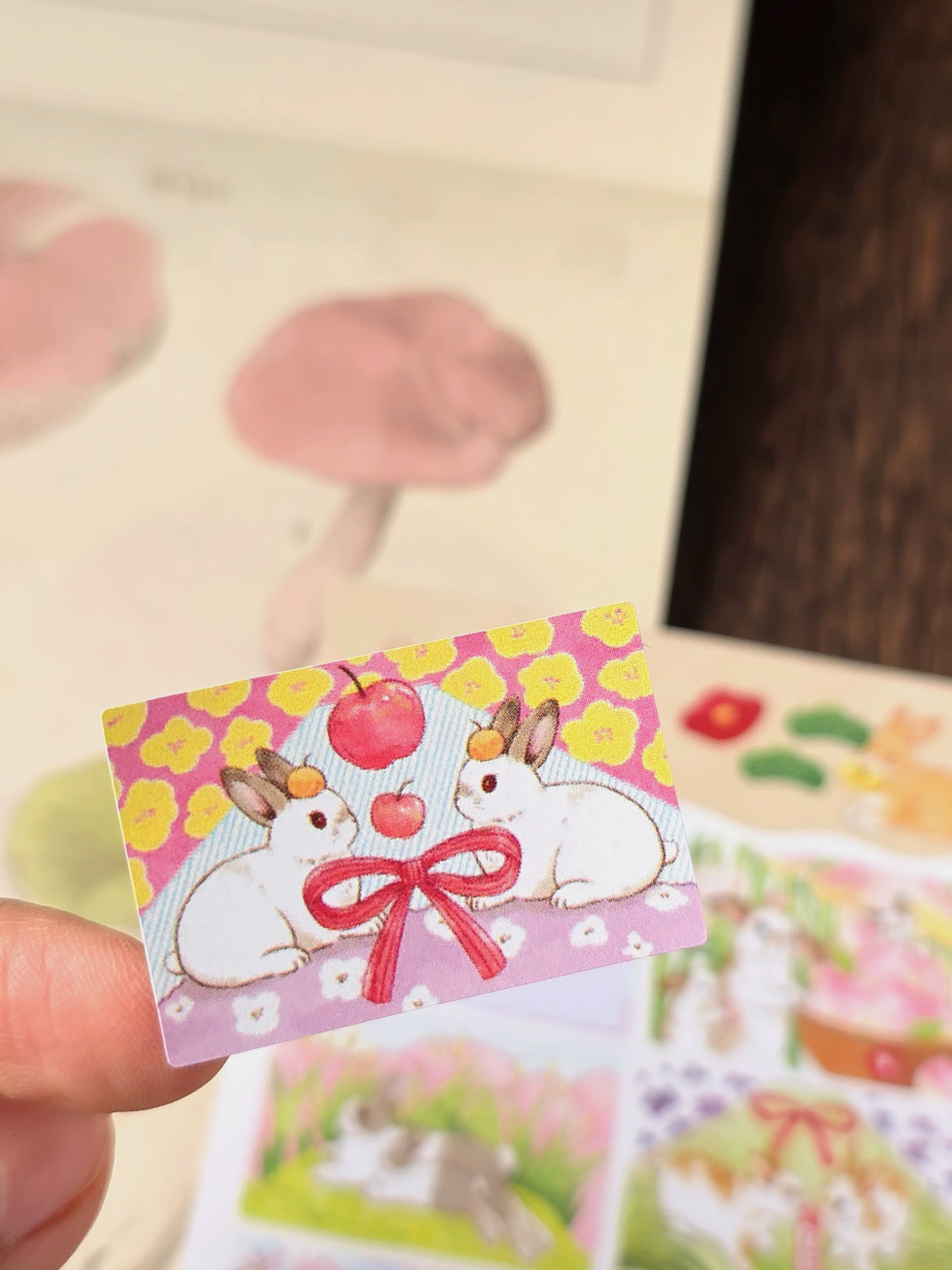 Kumayankee Sticker Sheet: Bunny Fortune