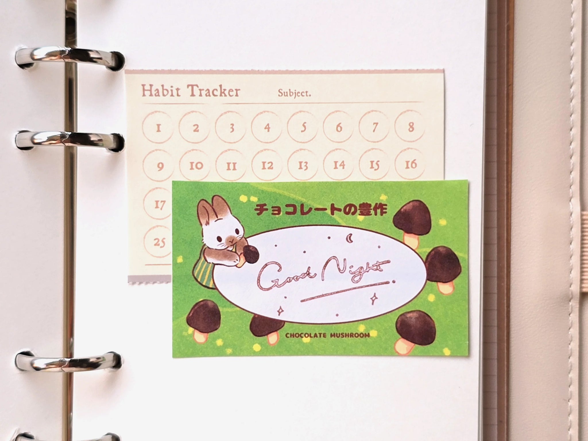 Kumayankee Sticker Roll: Strawberry Chocolate