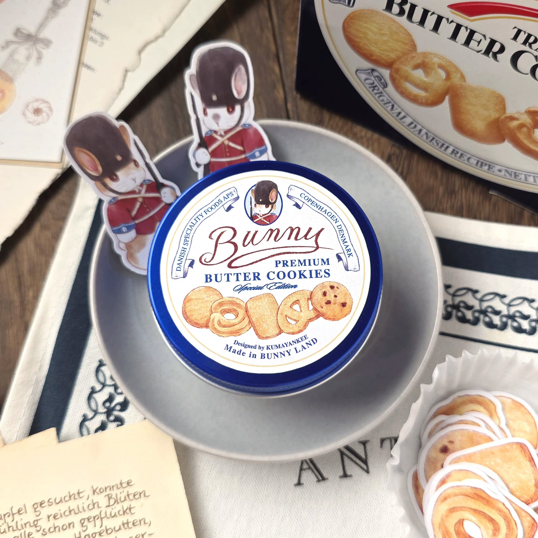 Kumayankee Sticker Pack: Butter Cookies