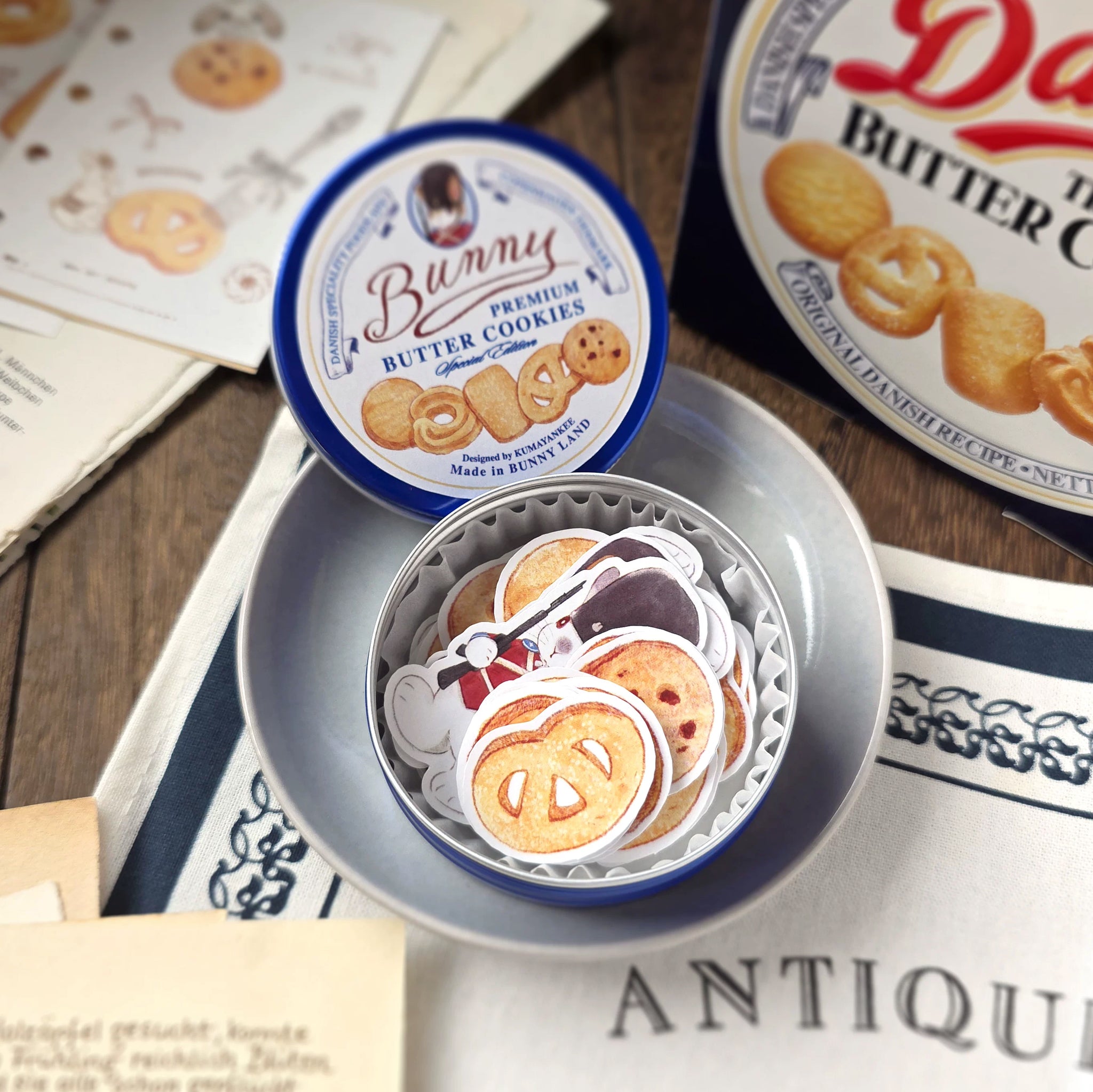 Kumayankee Sticker Pack: Butter Cookies
