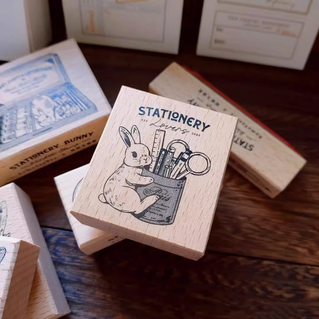 Kumayankee Stamp: Stationery Lover