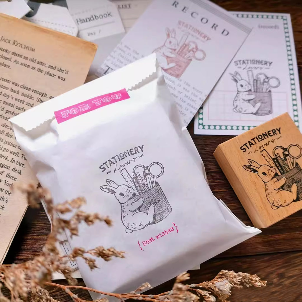 Kumayankee Stamp: Stationery Lover