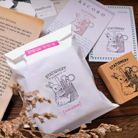 Kumayankee Stamp: Stationery Lover