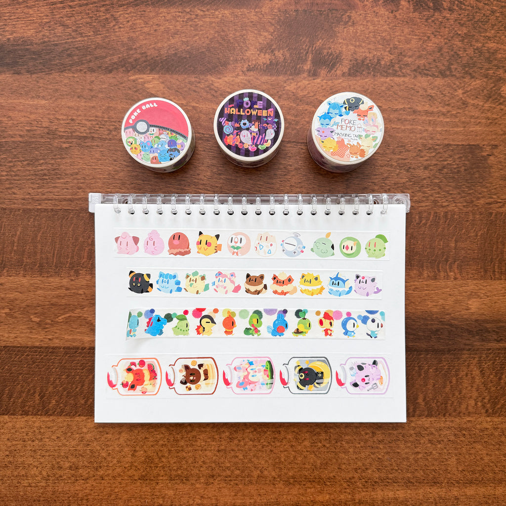 Kuromochi: Fan Illustration Washi Tapes