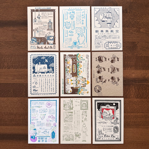 Kyupodo Letterpress Postcards