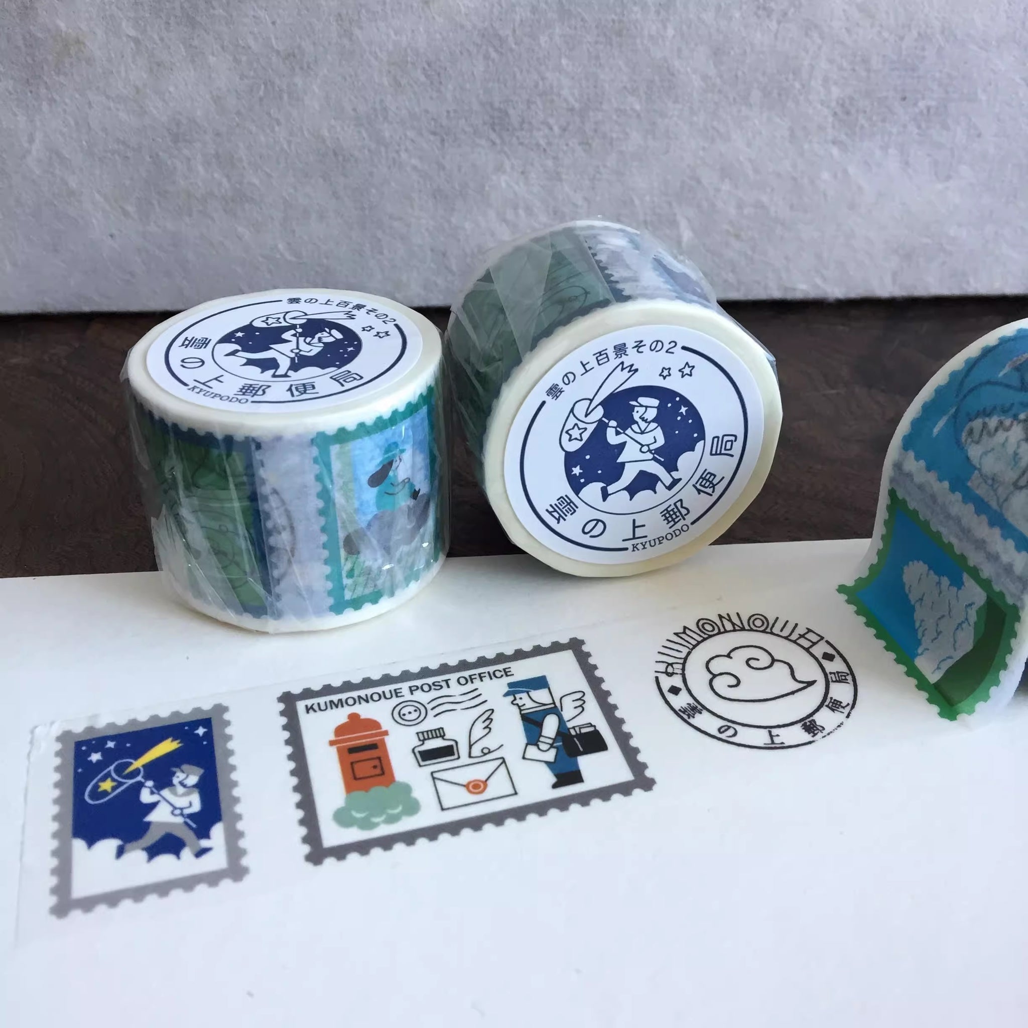 Kyupodo Washi Tape: Post Office Above the Clouds