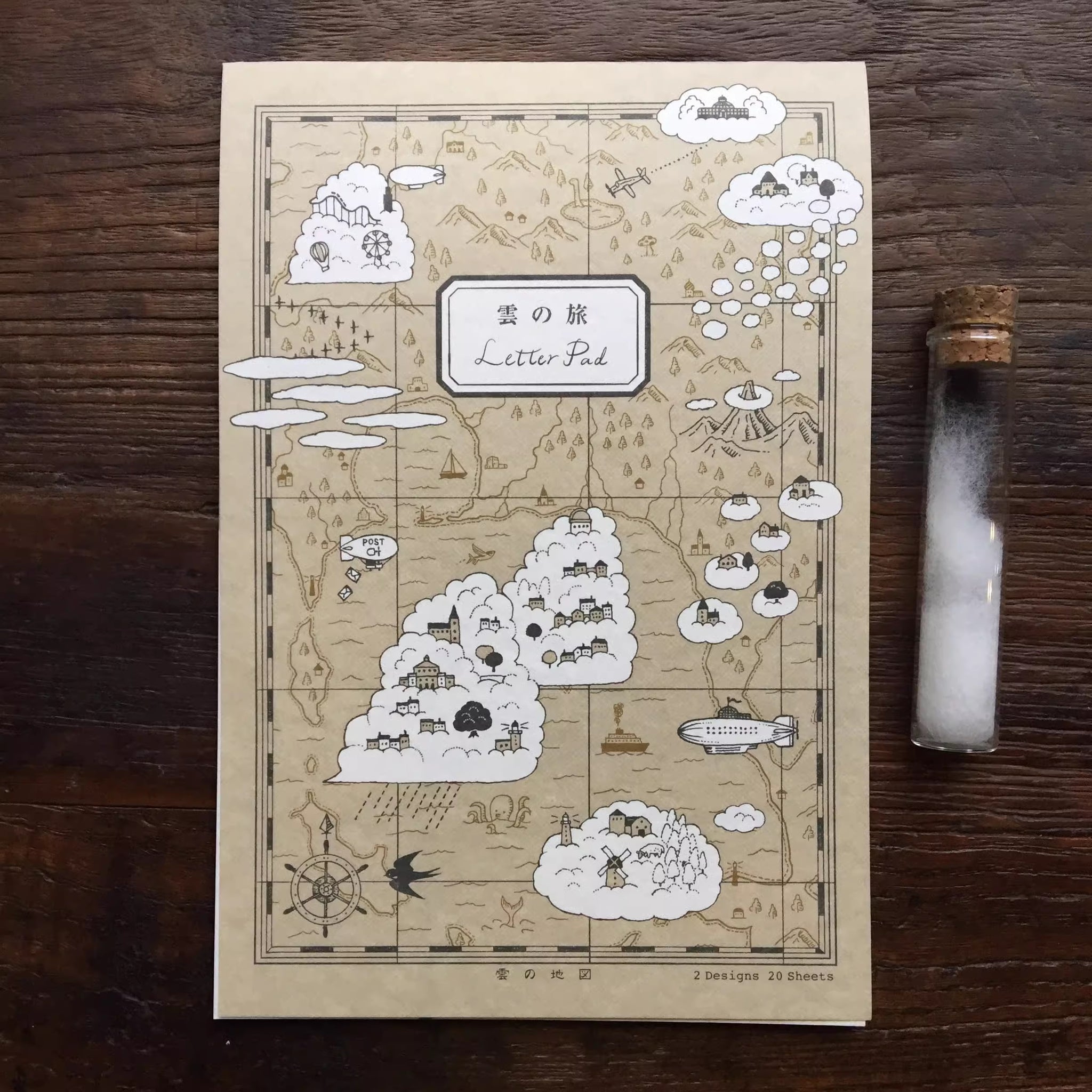 Kyupodo Letter Pad: Voyage Through the Sky