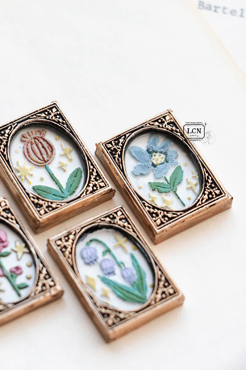 LCN Design Studio: Antique Photo Frame Wax Seal Stamps