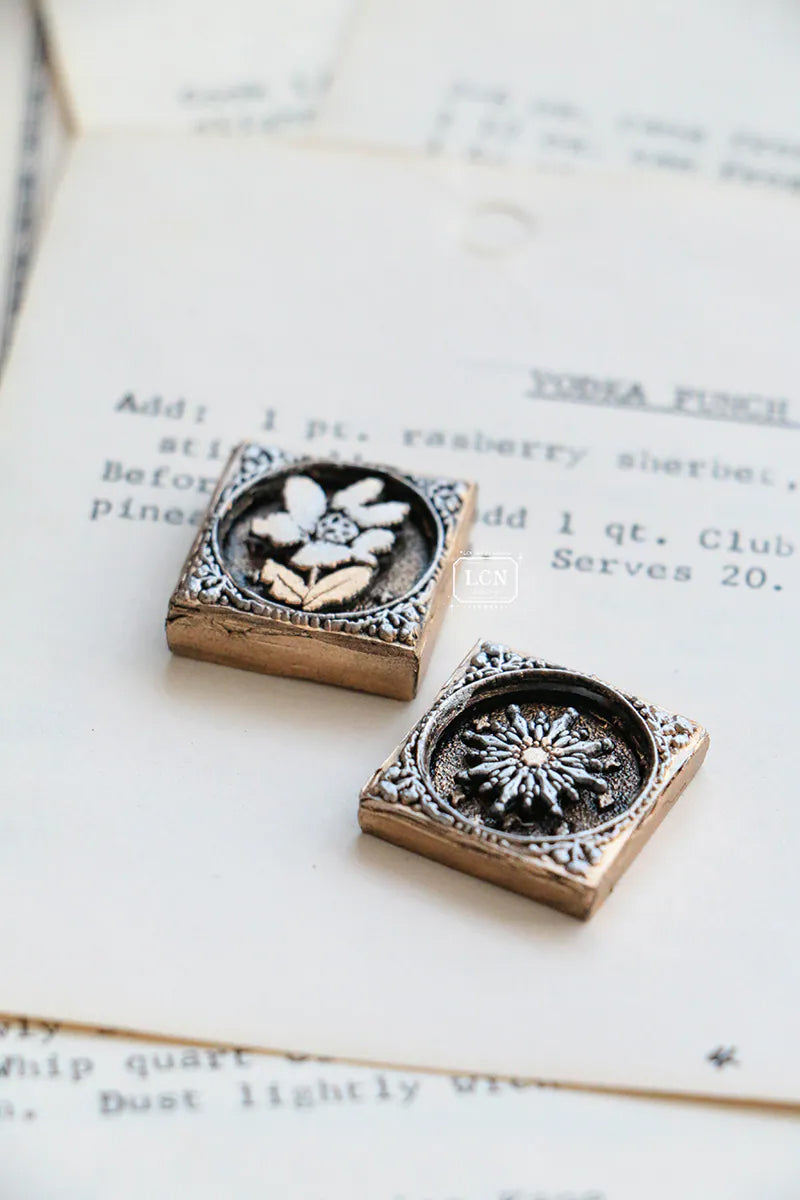 LCN Design Studio: Antique Photo Frame Wax Seal Stamps