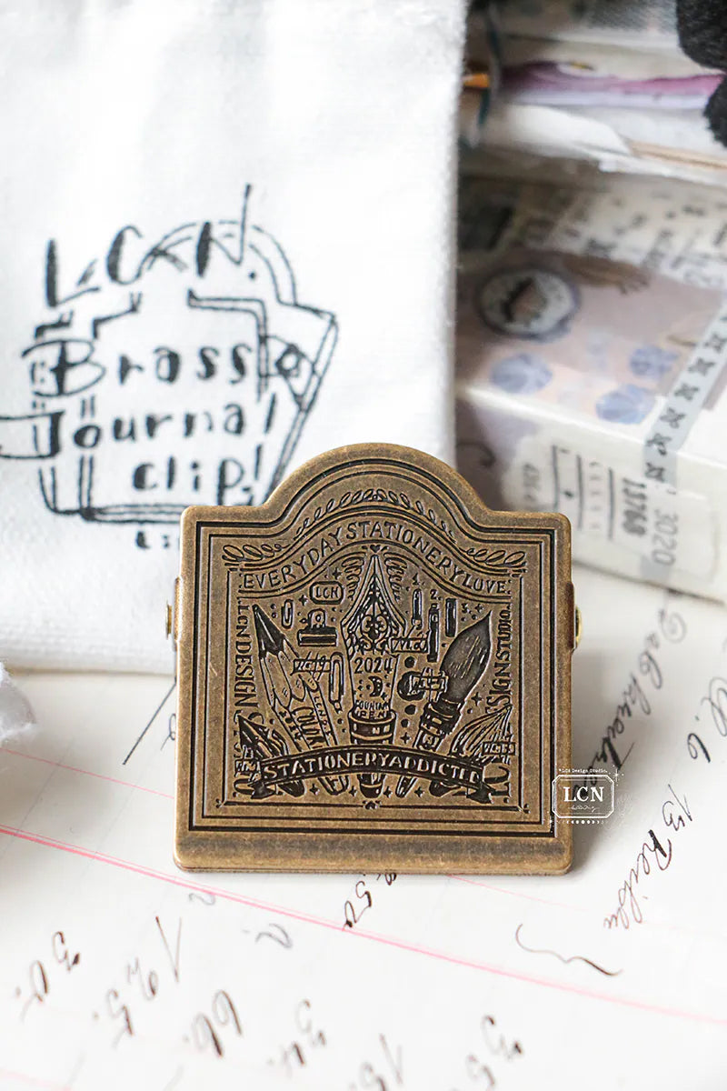 LCN Design Studio: Brass Journal Clip