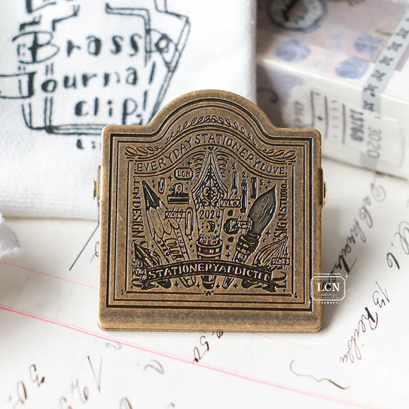 LCN Design Studio: Brass Journal Clip