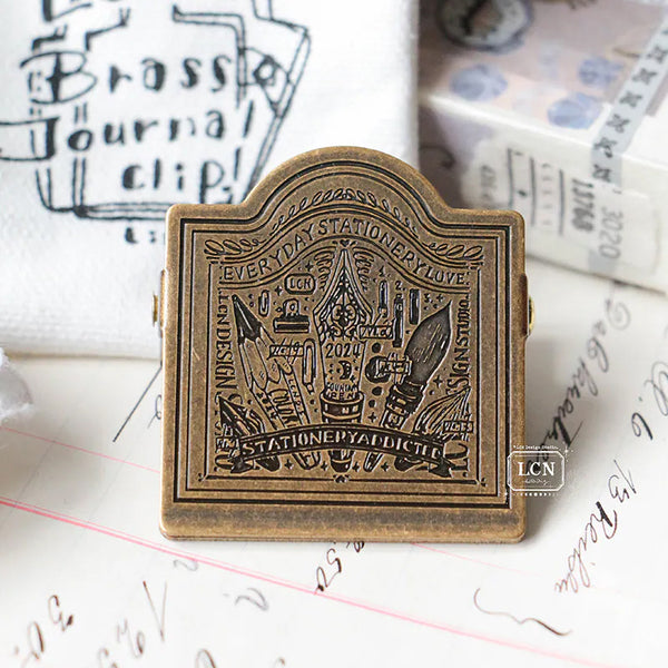LCN Design Studio: Brass Journal Clip