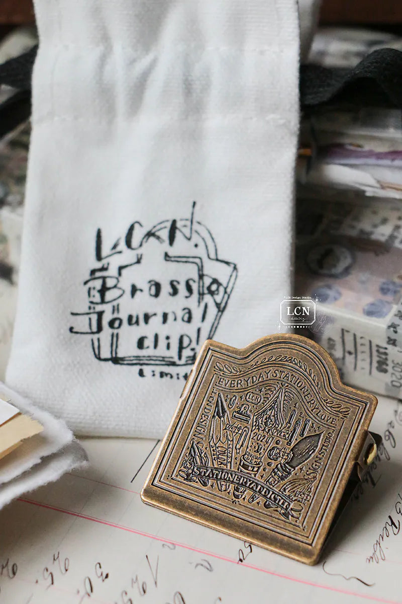 LCN Design Studio: Brass Journal Clip