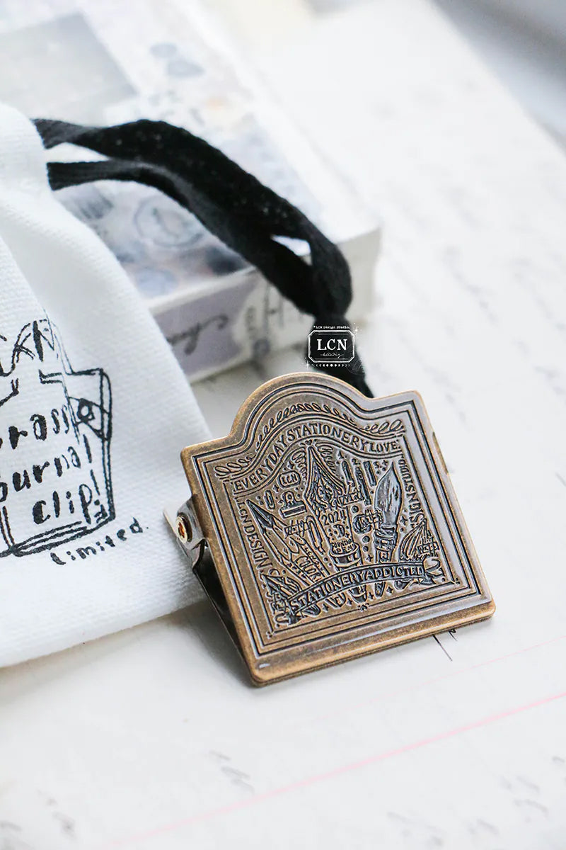 LCN Design Studio: Brass Journal Clip