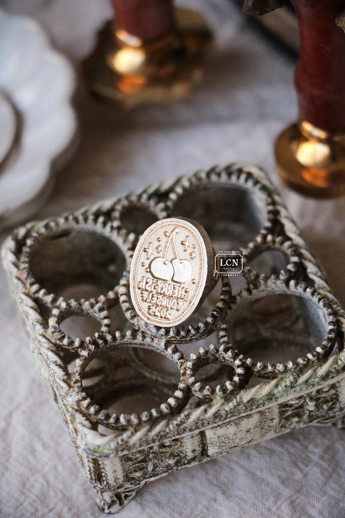 LCN Design Studio: Cherry-ish Yourself Wax Seal Stamp