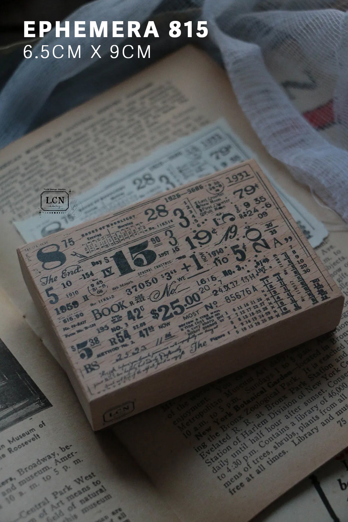 LCN Design Studio: Ephemera Stamp