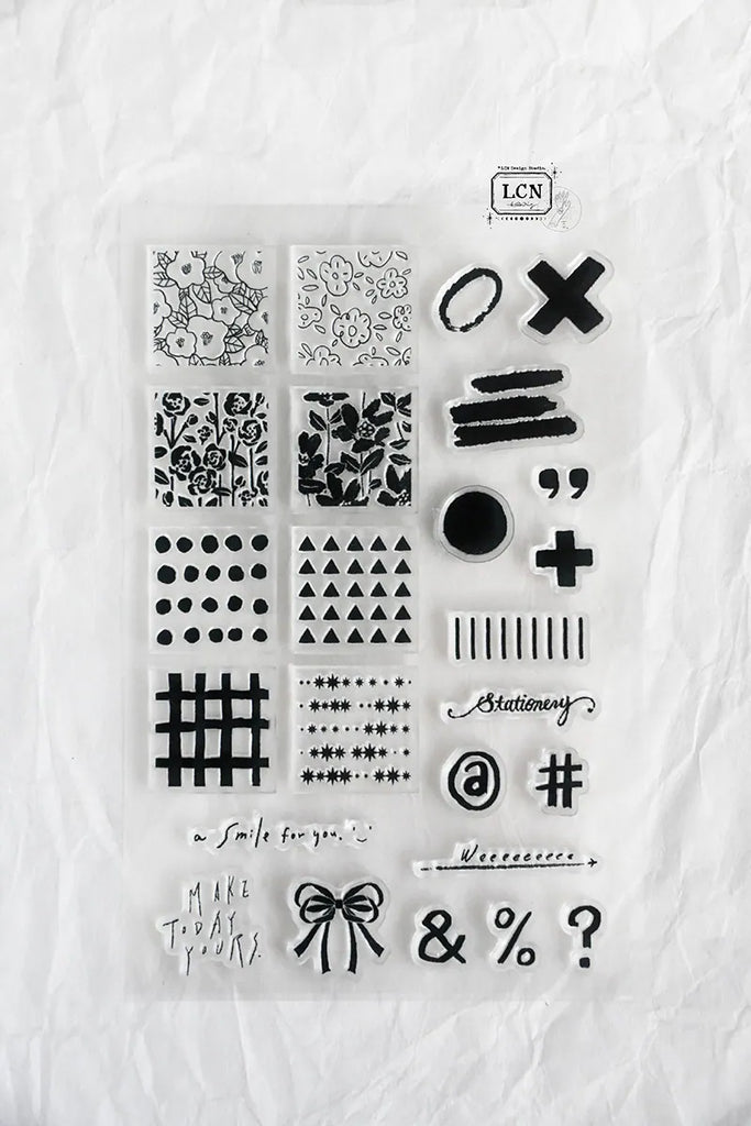 LCN Design Studio: For the Day Cling Stamp