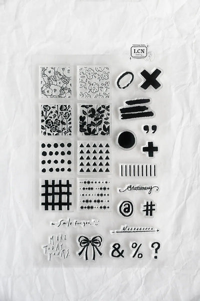 LCN Design Studio: For the Day Cling Stamp