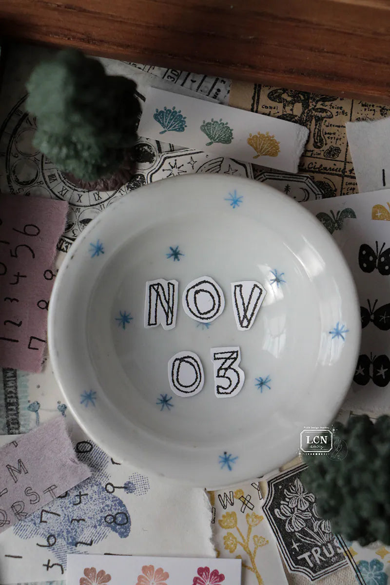 LCN Design Studio: Hand Drawn Alphabet Cling Stamp