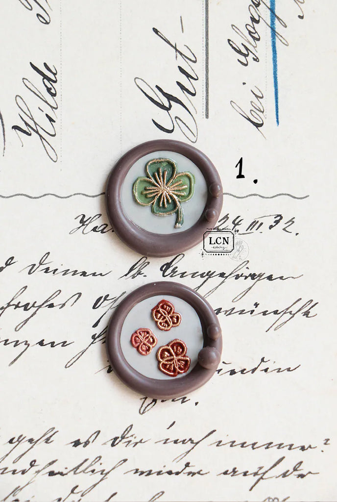 LCN Design Studio: Hand Drawn Flowers Mini Wax Seal Stamps