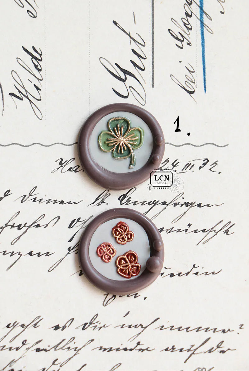 LCN Design Studio: Hand Drawn Flowers Mini Wax Seal Stamps
